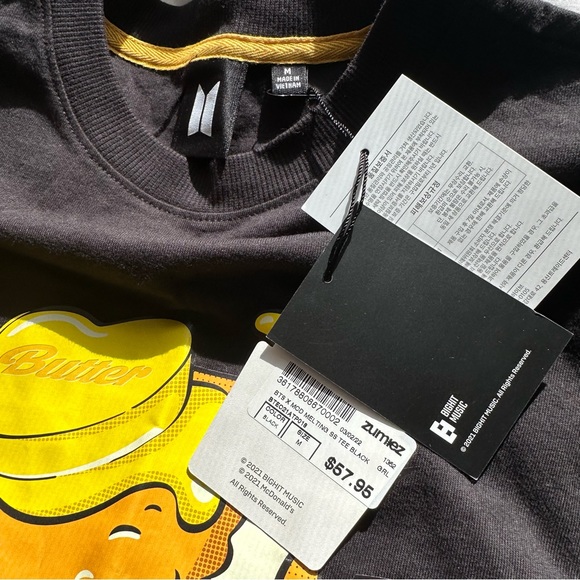 BTS X MCD MELTING SS TEE BLACK - Picture 3 of 6